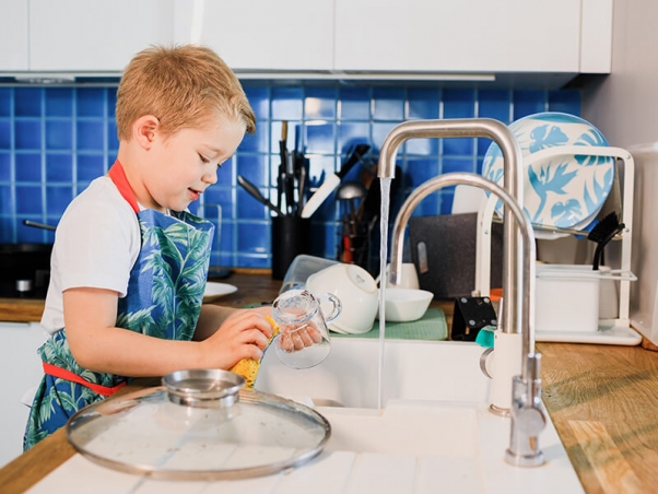 Consejos para que los nios colaboren en las tareas del hogar